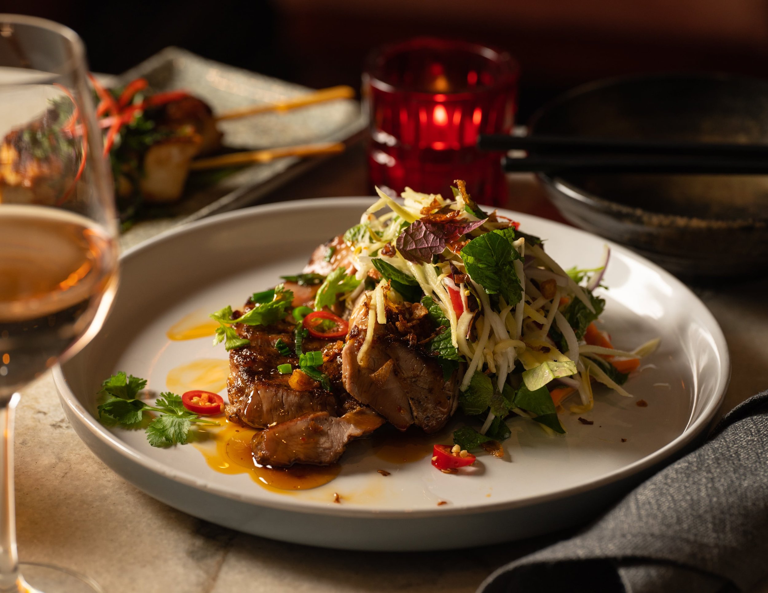 Vietnamese beef salad at Restaurant 22003